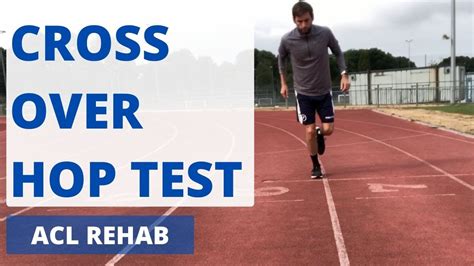 single leg hop test for acl tear|acl reconstruction crossover testing.